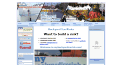 Desktop Screenshot of mybackyardicerink.com